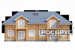 Проект дома из клееного бруса КБ-306, 18х9 м - 1